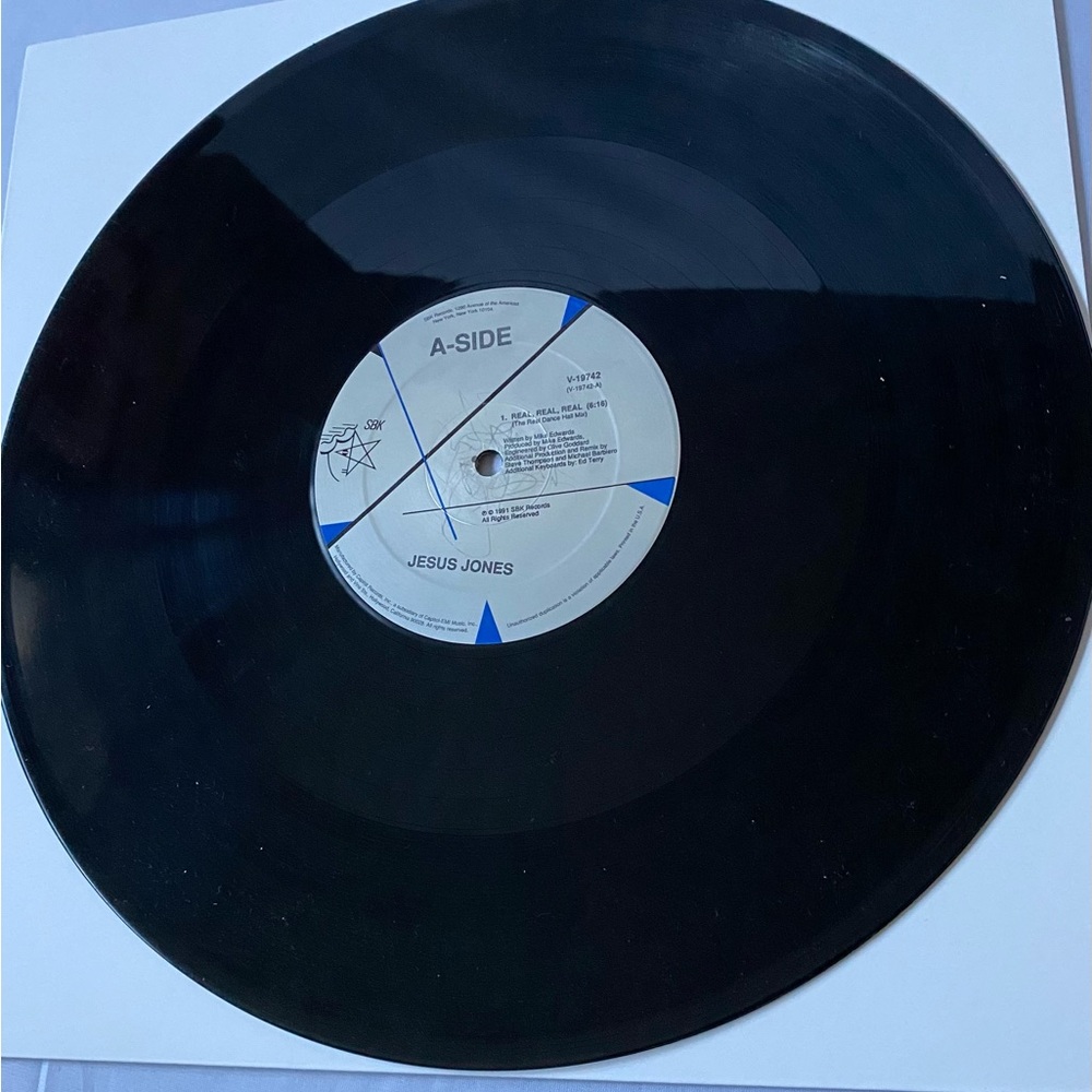 Vintage 90’s Jesus Jones Vinyl Record EMF Depeche Mode new order the cure OMD